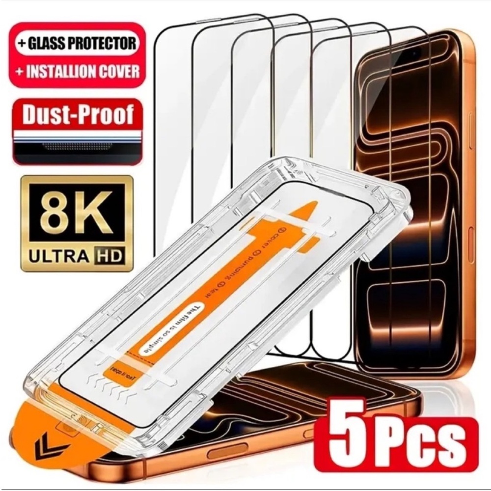 5 pieces iPhone 17 pro max screen protectors